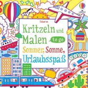 Buchcover und Innenansicht für das Buch: Kritzeln und Malen to go
