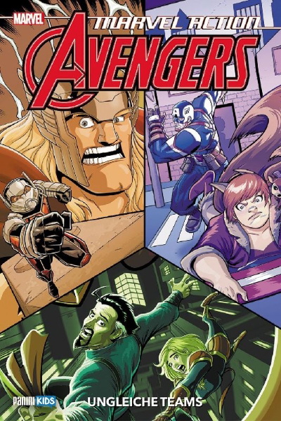 Buchcover und Innenansicht für das Buch: Marvel Action: Avengers (2020) #1-#3