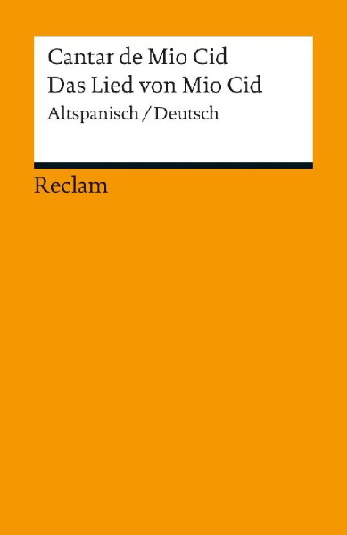 Buchcover und Innenansicht für das Buch: Cantar de Mio Cid / Das Lied von Mio Cid