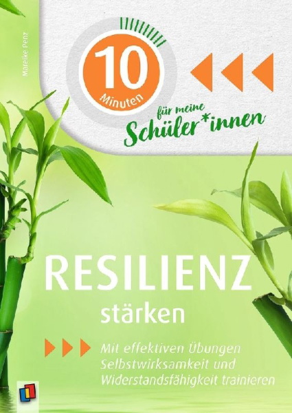 Buchcover und Innenansicht für das Buch: Resilienz stärken