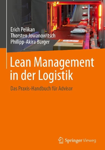 Buchcover und Innenansicht für das Buch: Lean Management in der Logistik