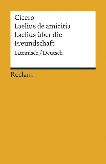 Buchcover und Innenansicht für das Buch: Laelius de amicitia / Laelius über die Freundschaft