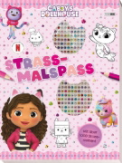 Buchcover und Innenansicht für das Buch: Gabby's Dollhouse: Mein Strass-Malspaß