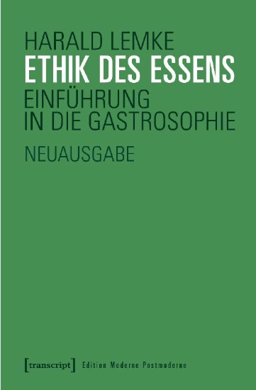 Buchcover und Innenansicht für das Buch: Ethik des Essens