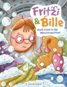 Buchcover und Innenansicht für das Buch: Fritzi und Bille - Bloß nicht in die Waschmaschine