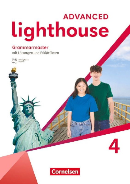 Buchcover und Innenansicht für das Buch: Lighthouse Band 4: 8. Schuljahr - Advanced Edition - Grammarmaster
