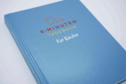 Buchcover und Innenansicht für das Buch: Das 6-Minuten-Tagebuch für Kinder (petrol) (Buch)