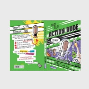 Buchcover und Innenansicht für das Buch: Action Dude 2: Stress im All