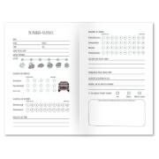 Buchcover und Innenansicht für das Buch: Beifahrer-Gästebuch zum 18. Geburtstag - Kreatives Auto-Gästebuch für Fahranfänger, Führerschein & Neues Auto