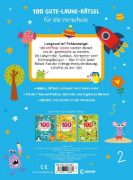 Buchcover und Innenansicht für das Buch: 100 Jeux Amusants - Je m'amuse, j'écris, et je calcule 5+