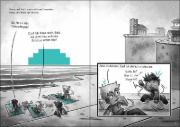 Buchcover und Innenansicht für das Buch: Das Dorf (Band 6) - Verloren in der Finsternis