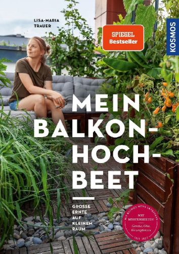 Buchcover und Innenansicht für das Buch: Mein Balkon-Hochbeet