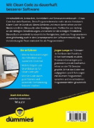 Buchcover und Innenansicht für das Buch: Clean Code für Dummies