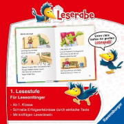 Buchcover und Innenansicht für das Buch: Dinoabenteuer für Erstleser - Leserabe 1. Klasse - Erstlesebuch für Kinder ab 6 Jahren