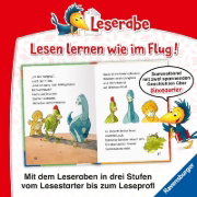 Buchcover und Innenansicht für das Buch: Dinoabenteuer für Erstleser - Leserabe 1. Klasse - Erstlesebuch für Kinder ab 6 Jahren