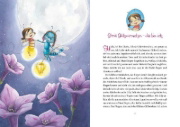 Buchcover und Innenansicht für das Buch: Gloria Glühwürmchen - Gutenachtgeschichten aus dem Glitzerwald