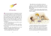 Buchcover und Innenansicht für das Buch: Gloria Glühwürmchen - Gutenachtgeschichten aus dem Glitzerwald