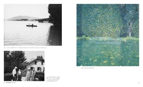Buchcover und Innenansicht für das Buch: Klimt Landscapes