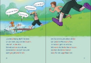 Buchcover und Innenansicht für das Buch: Leselöwen 2. Klasse - Abenteuer im Fußballcamp