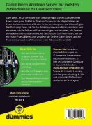 Buchcover und Innenansicht für das Buch: Windows Server für Dummies