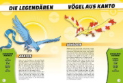 Buchcover und Innenansicht für das Buch: Pokémon - Legendary and Mythical Guidebook: Super Deluxe Edition
