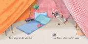 Buchcover und Innenansicht für das Buch: Grimm und Möhrchen bauen sich eine Höhle