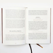 Buchcover und Innenansicht für das Buch: Das 6-Minuten-Erfolgsjournal (mittelblau)