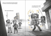 Buchcover und Innenansicht für das Buch: Das Dorf (Band 2) - Gefahr im Nether