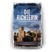 Buchcover und Innenansicht für das Buch: Die Richterin und das Todesspiel