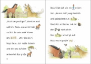 Buchcover und Innenansicht für das Buch: Lesenlernen in 3 Schritten - Die schönsten Pferdegeschichten