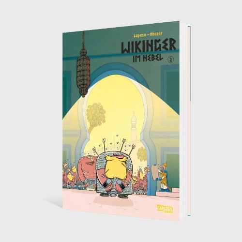 Buchcover und Innenansicht für das Buch: Vikings dans la brume - Tome 2