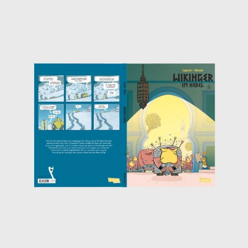 Buchcover und Innenansicht für das Buch: Vikings dans la brume - Tome 2