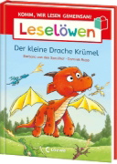 Buchcover und Innenansicht für das Buch: Leselöwen - Komm, wir lesen gemeinsam! - Der kleine Drache Krümel