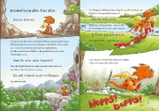 Buchcover und Innenansicht für das Buch: Leselöwen - Komm, wir lesen gemeinsam! - Der kleine Drache Krümel