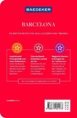Buchcover und Innenansicht für das Buch: Baedeker Reiseführer Barcelona