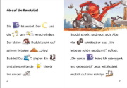 Buchcover und Innenansicht für das Buch: Bildermaus - Der kleine Bagger findet einen Schatz