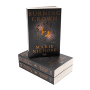 Buchcover und Innenansicht für das Buch: Burning Crown
