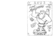 Buchcover und Innenansicht für das Buch: Ich, Zeus, und die Bande vom Olymp , Götter und Helden erzählen griechische Sagen