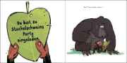 Buchcover und Innenansicht für das Buch: Grumpy Monkey Party Time