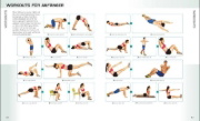 Buchcover und Innenansicht für das Buch: Die Anatomie des gerätelosen Workouts