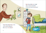 Buchcover und Innenansicht für das Buch: Leselöwen 1. Klasse - Toni übernachtet woanders