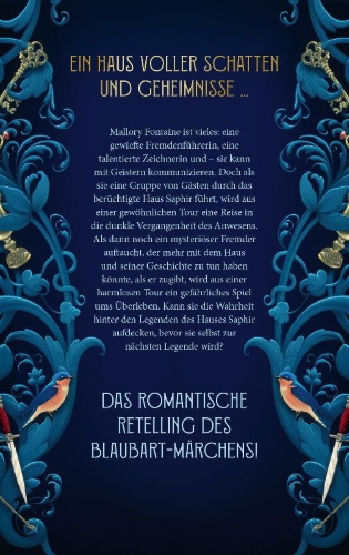Buchcover und Innenansicht für das Buch: The House Saphir
