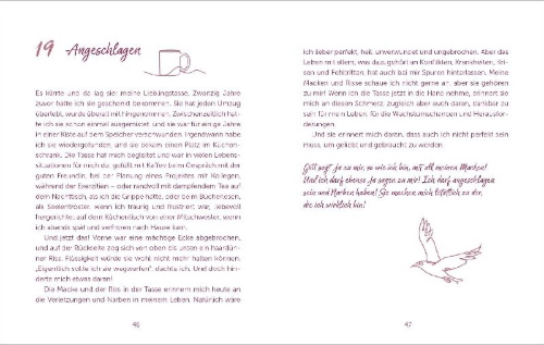 Buchcover und Innenansicht für das Buch: Manchmal muss ich mich suchen gehen
