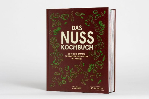 Buchcover und Innenansicht für das Buch: Das Nuss-Kochbuch