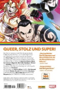 Buchcover und Innenansicht für das Buch: Marvel's Voices: Pride (2021) 1, Alpha Flight (1983) 106, Astonishing X-Men (2004) 51; America Chavez: Made in the USA (2021) 1; The United States of Captain America (2021) 1 (II); Marvel's Voices (2020) 1 (V))