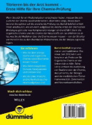 Buchcover und Innenansicht für das Buch: Chemie für Mediziner für Dummies