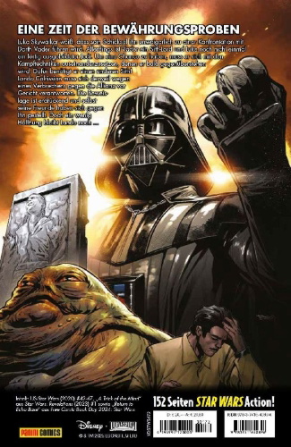 Buchcover und Innenansicht für das Buch: Star Wars #42-#47, A Trick of the Mind aus Star Wars: Revelations (2023) #1; Return to Echo Base aus Free Comic Book Day 2024: Star Wars