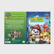 Buchcover und Innenansicht für das Buch: PAW Patrol Geschichtenbuch: PAW Patrol - Der Dinofilm: Das Buch zum Film