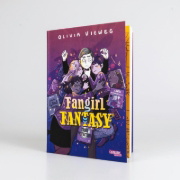 Buchcover und Innenansicht für das Buch: Fangirl Fantasy