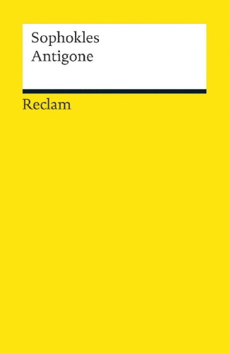 Buchcover und Innenansicht für das Buch: Antigone